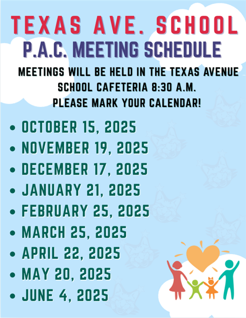  Parent Center Meeting Schdule
